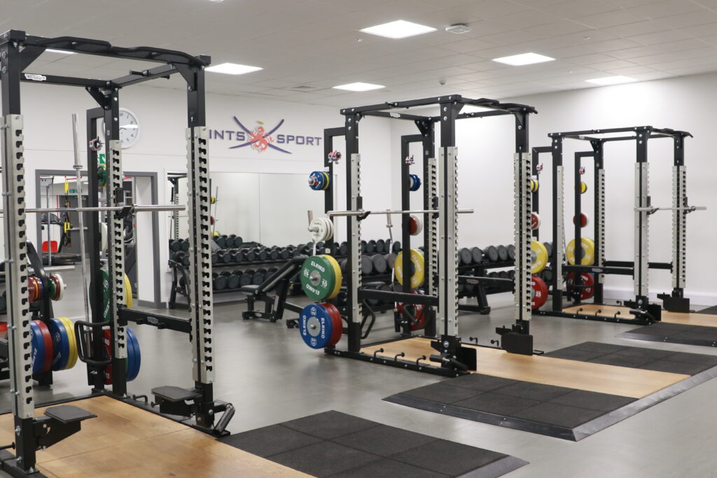 Free weights area of the main gym